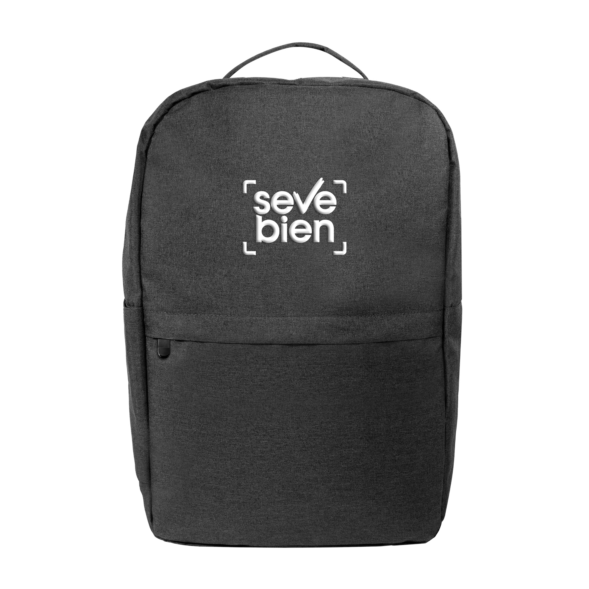 C556-gris-oscuro-frente_logo Mochila "SINGAPUR" - Imagen 1