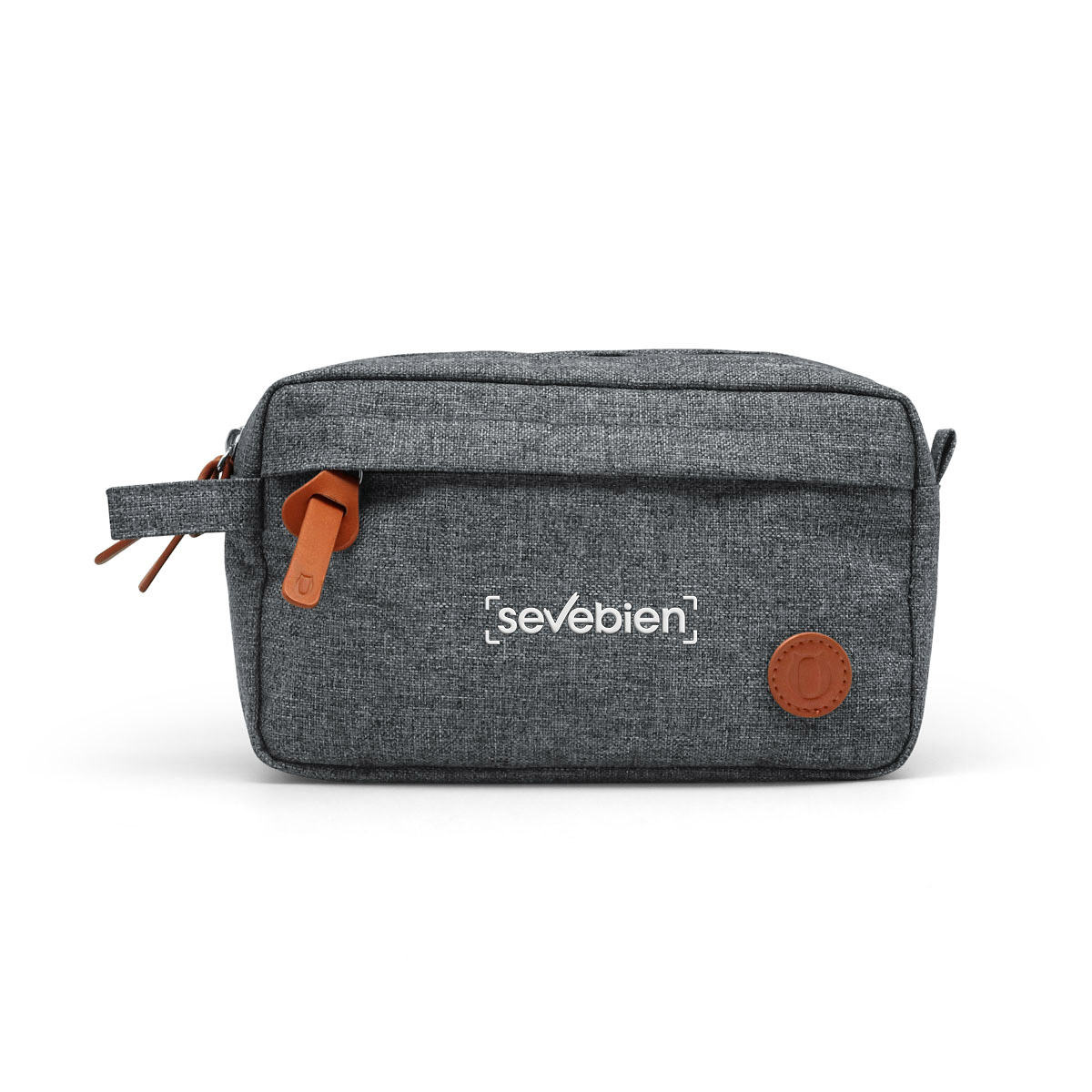G290_U-Kit-necessaire-bolso-estuche-multiuso-gris-logo NECESSAIRE U-KIT - Imagen 1