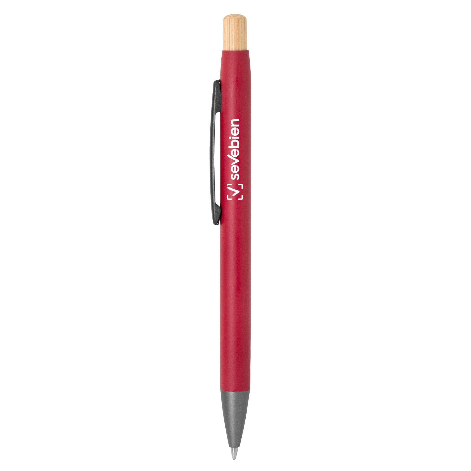 alt__promocional_publicitario_boligrafo_aluminio_BP322_rojo_2_logo Bolígrafo "KIM" - Imagen 1