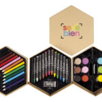 Set de pinturas Hexágono